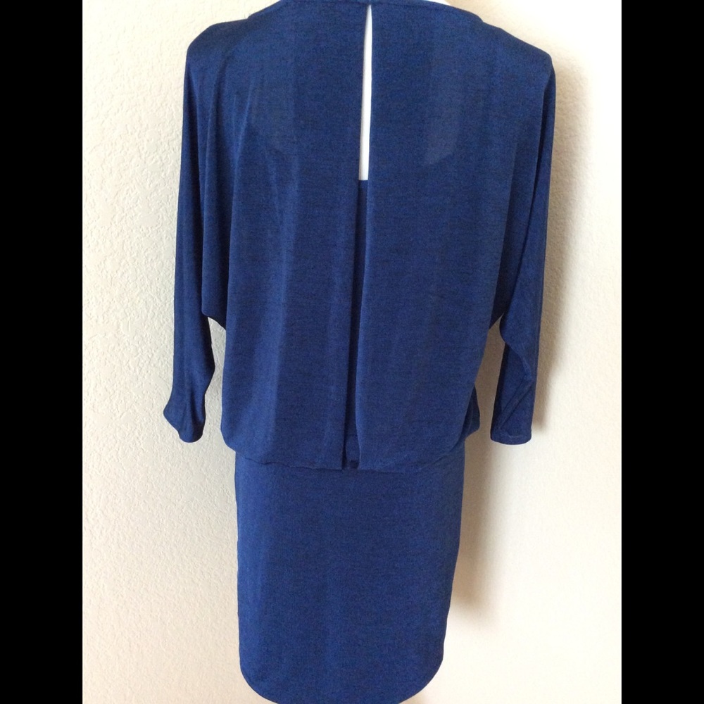 White House Black Market dress long sleeves open back cocktail dress - Picture 5 of 7